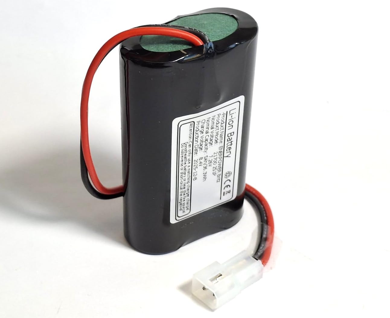 ENERpower Britz - Batería de ion de litio para linternas Lupine, MyTinySun, Sigma, 7,4 V, 5000 mAh, 2S1P