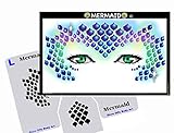 Face Painting Stencil - StencilEyes Mermaid