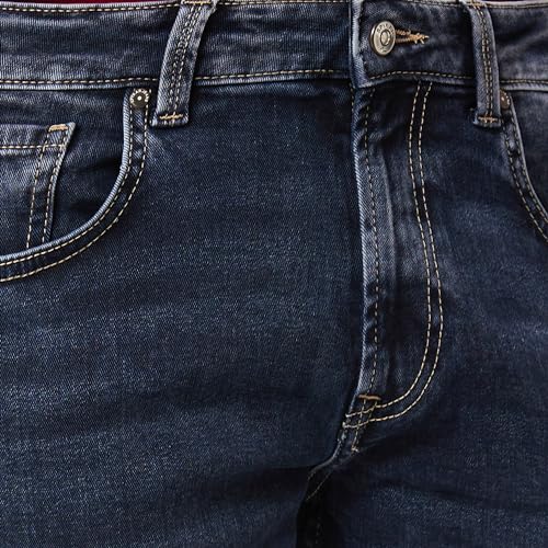 Image of Spykar Men's Rafter Boot Cut Mid-Rise Casual Jeans