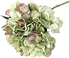 Pack of 3 Artificial Hydrangea Artificial Flowers, Realistic Single Long Trunk Artificial Flowers, Hydrangea Bouquets for Wedding, Home, Office, Hotel, Party Decoration, Flower Arrangement, Green