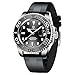 Herren Automatik BERSIGAR Automatikuhr Elegant Lässig Mechanisch Armbanduhren Mit Saphirglas Datumskalender Edelstahlarmband/Silikonarmband