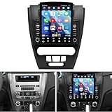 4G+64G Car Radio Stereo for Ford Fusion 2010 2011 2012 Head Unit,Double Din 9.7 inch Touch Screen with Wireless CarPlay & Android Auto Mirror Link,GPS,Bluetooth,SWC,WiFi,FM,AHD Backup Camera MIC