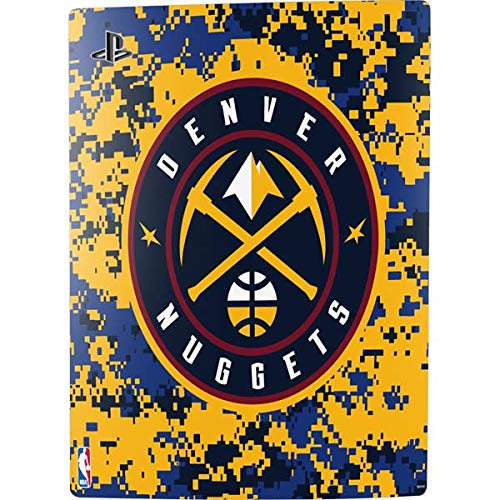 Skinit Decal Gaming Skin Compatible with PS5 Console - Officially Licensed NBA Denver Nuggets Digi Camo Design