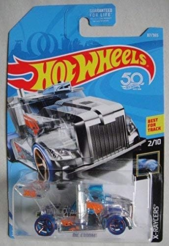 Mattel Hot Wheels Clear Rig Storm 2018 1:64 Scale Truck Die-Cast Car, 3 Inches, Unisex, Kids
