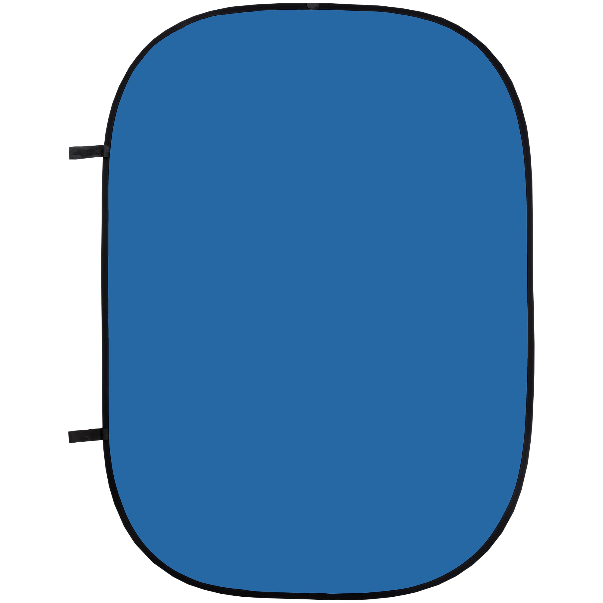 Rollei Sfondo pieghevole con dimensioni ridotte in blu/verde, ideale per stare in piedi liberi in 1,5 x 2 metri, pieghevole fino a un diametro di 70 cm.