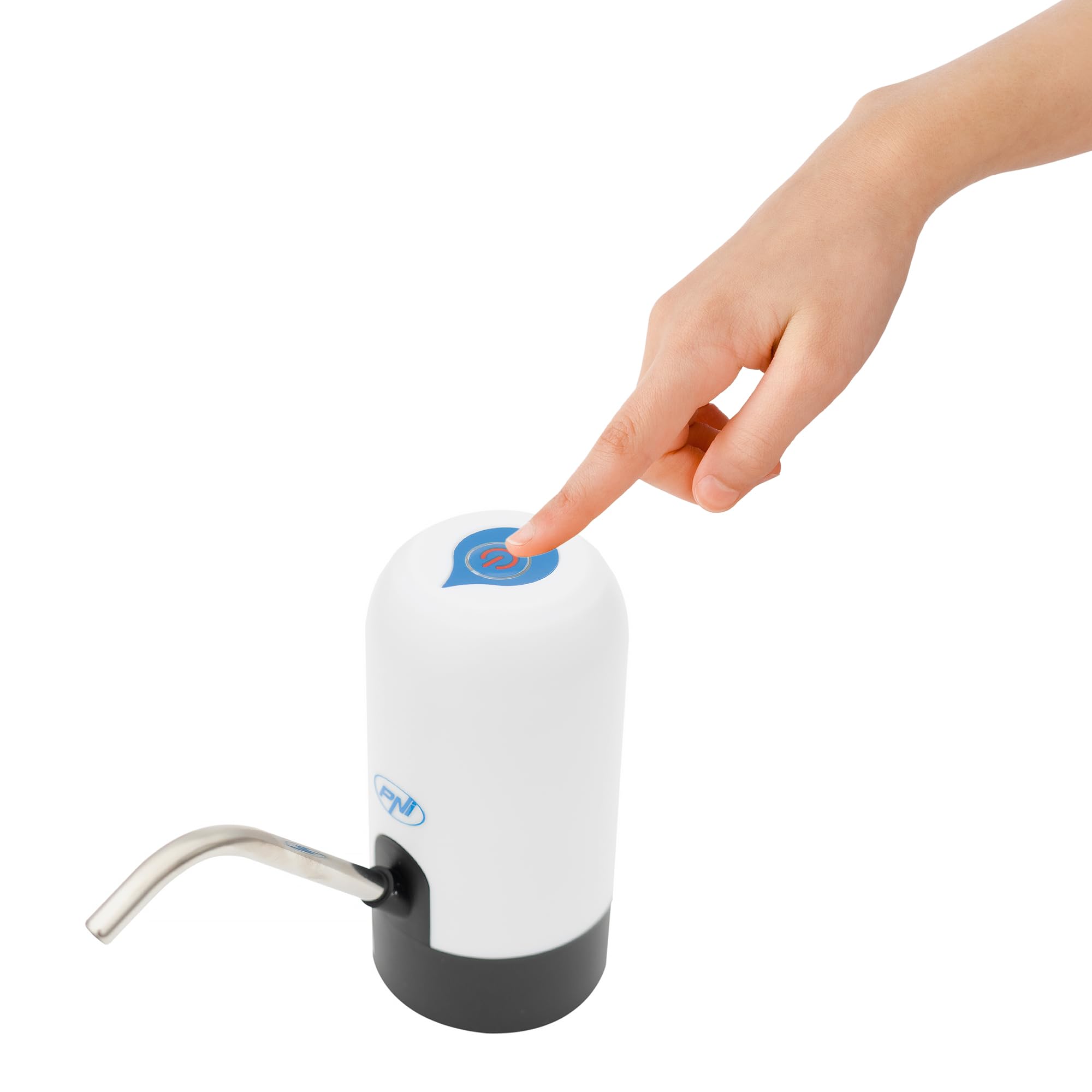 Pompa Elettrica Per Borraccia PNI WD100 — Ricarica USB, Batteria 800 MAh, Potenza 4W, Flusso Costante!
