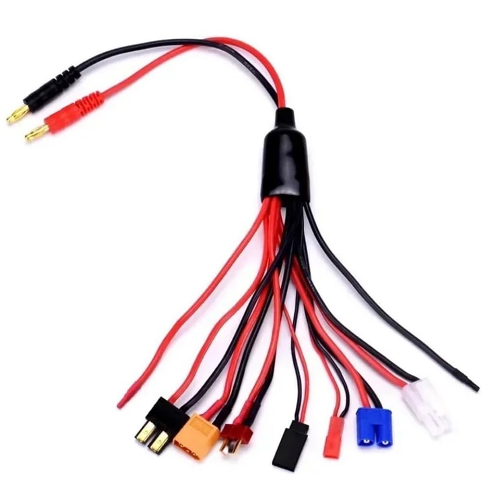 Adaptador multi conector 8 en 1 para reparar y cargar baterías de drone RC con conector XT60 2