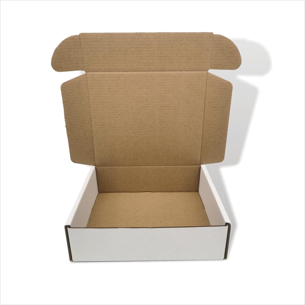 Cajas de envío pequeñas de cartón blanco 7x6x2 pulgadas para embalaje y mudanzas lote de 25
