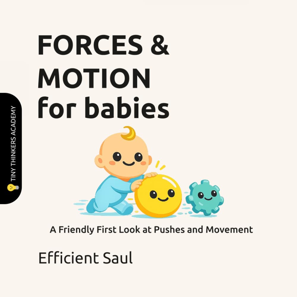 Forces & Motion for Babies (Tiny Thinkers Academy): A Friendly First Look at Pushes and Movement (Tiny Thinkers Academy - STEM for Babies)