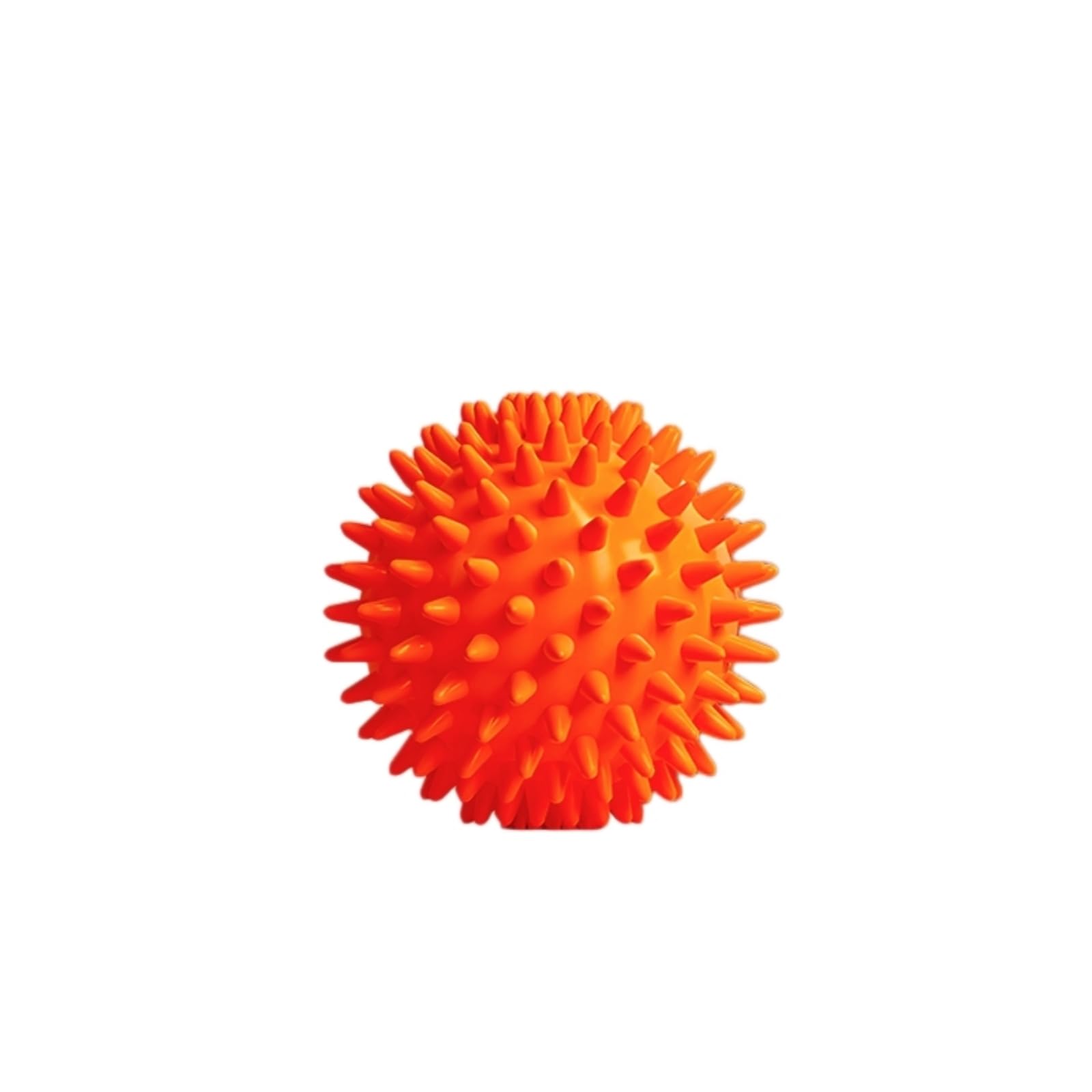 Gyios Peanut Massage Ball Spiky - Hedgehog Pvc For Plantar Fasciitis Relief, Yoga & Deep Tissue Trigger Point Therapy-orange