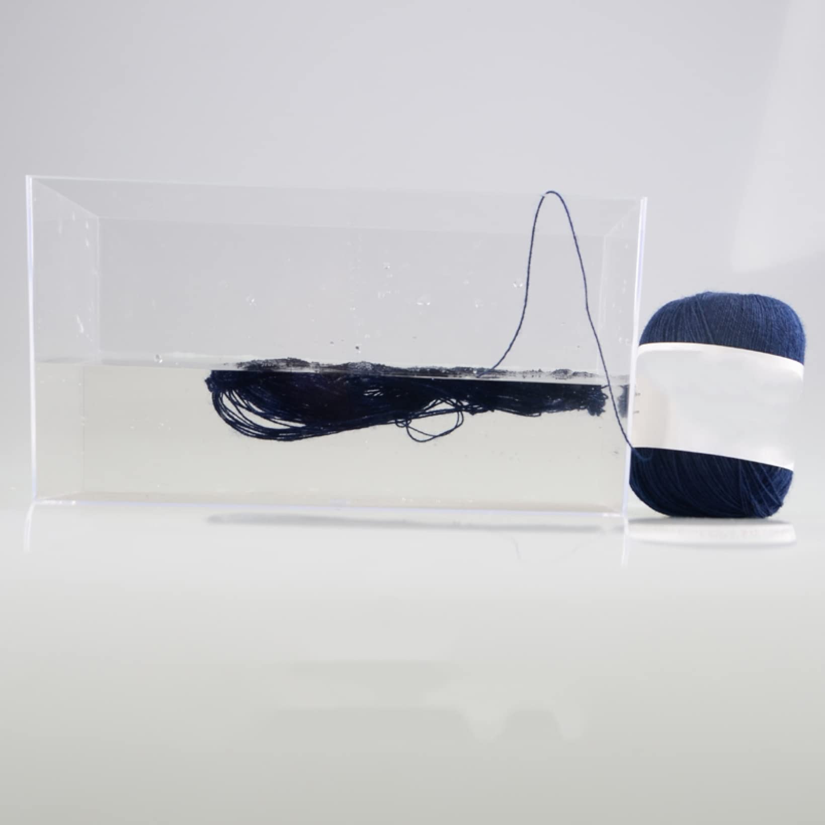 Cienka wełna kaszmirowa 50g 450m Nici do robótek na drutach ręcznie szydełkowych(9 Water Blue)