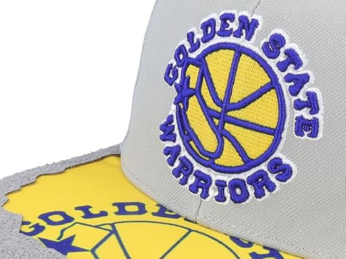 Mitchell & Ness Golden State Warriors Munch Time Snapback Hat miniatura 3