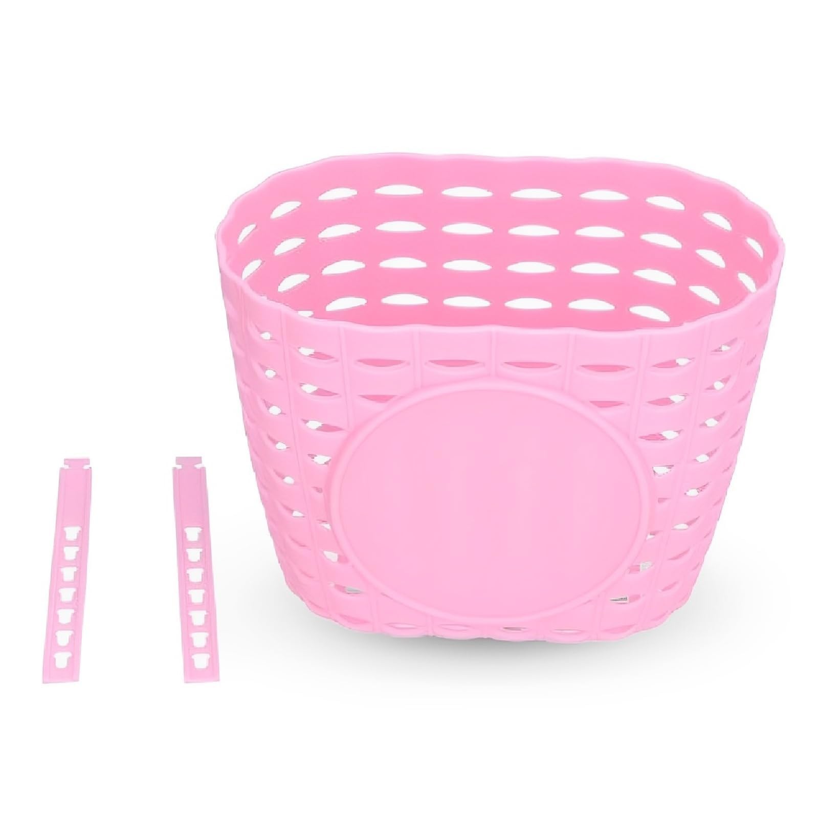 Kids Bike Basket, Girls Bike Basket Bicycle Basket Front Handlebar Bicycle Front Basket Pink Bike Basket for Girls Bicycle Basket Bicycle Handlebar Basket Plastic Bicycle Front Handlebar B