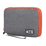 Ropch Borse organizer Cavi Viaggio, Astuccio Porta Cavi USB Universale per Accessori Elettronici, Custodia Rigida per Alimentatore, Caricabatteria e Hard Disk – Borsa da Viaggio Resistente