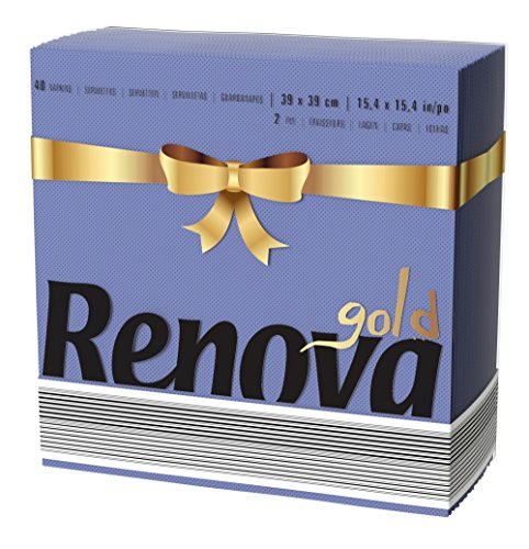 RENOVA tovagliolo di carta Gold Blu - 40