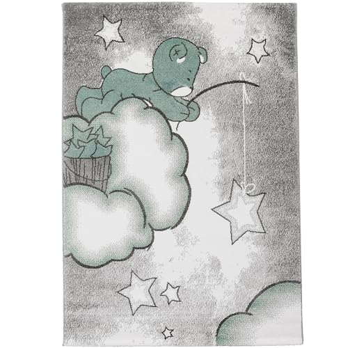 Miniatura 8 de Simpex Alfombra Infantil, Oso, Azul, 80 X 150 Cm, Para Niños Y Habitación