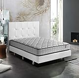 colchon visco 150x190 💤 Tejido strech cerámico. Tejido elástico ergonómico fabricado con microcápsulas cerámicas, regula la temperatura corporal y mejora la circulación sanguínea.
