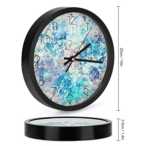 Pendule murale moderne aquarelle de qualité supérieure 25.4cm