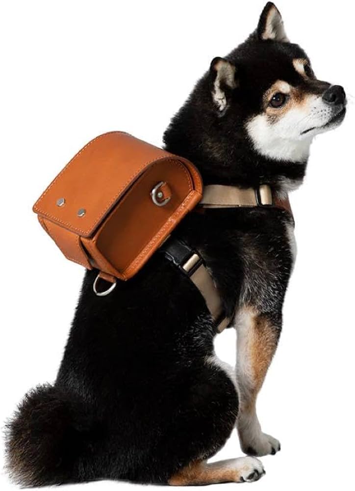 ペット ランドセル ブラウン 大谷翔平 デコピン　土屋鞄製造所 大谷翔平の愛犬「デコピン」が土屋鞄のランドセルを着用