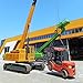 3 to 10 Ton Mobile Hydraulic Crawler Crane with Telescopic Boom and Fly Jib, 360 Degree Rotation, Compact Mini Crane for Construction and Industrial Lifting