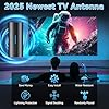 2800+ Miles Range Strongest TV Antenna,2025 Digital Antenna for Smart TV Indoor with Amplifier, 360°... #1
