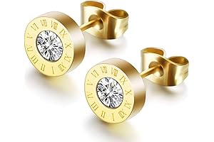 BVLGARI Jewelry Round Roman Stud Earrings