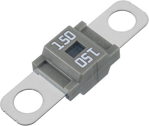 Miniatura 2 de Soporte de fusibles AMIMidi 2 piezas en línea portafusibles con cubierta y pernos atornillados para automóviles marinos, camiones, vehículos,