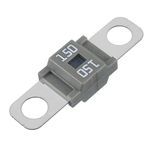 Miniatura 2 de Soporte de fusibles AMIMidi 2 piezas en línea portafusibles con cubierta y pernos atornillados para automóviles marinos, camiones, vehículos,