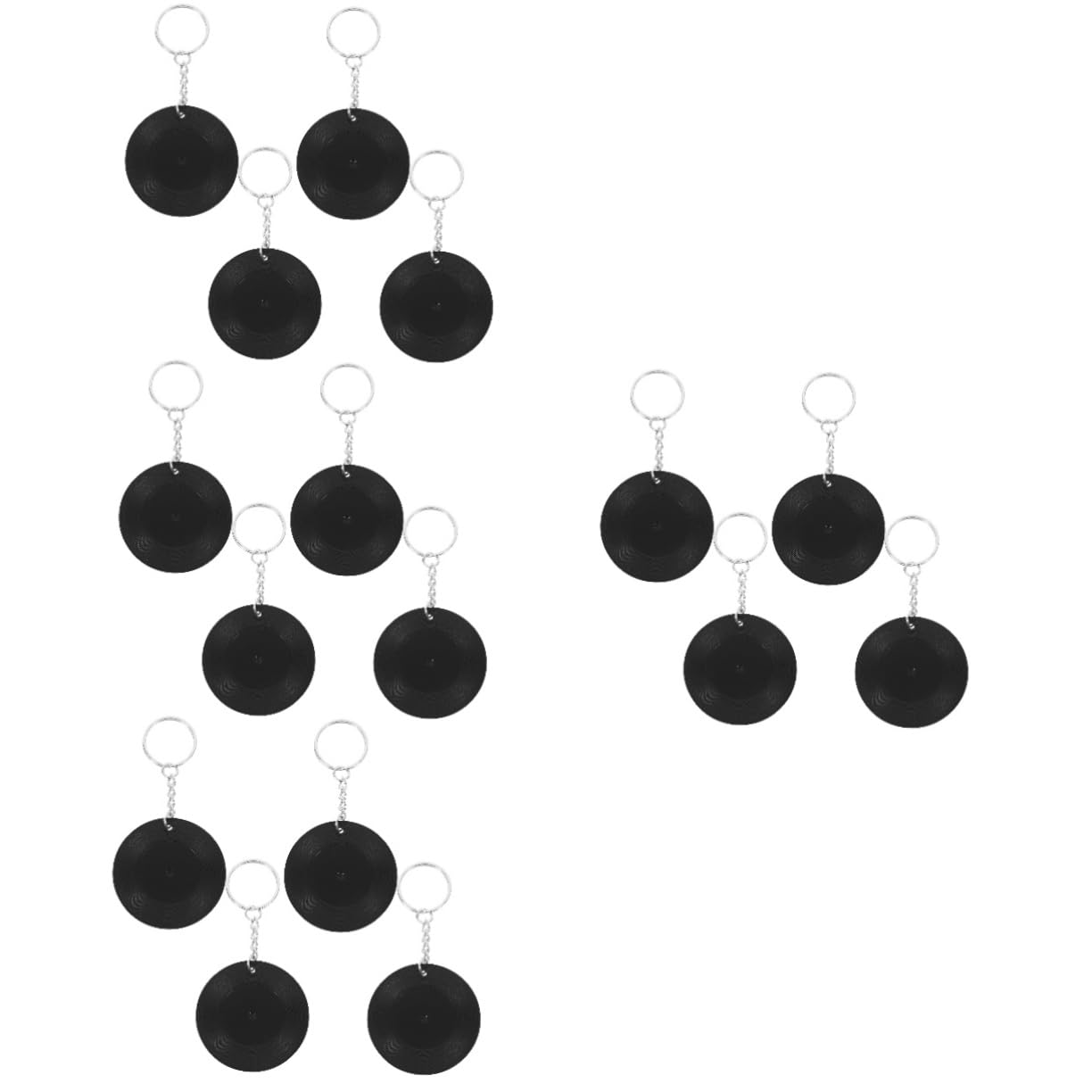 Porte-clés vinyles disques rétro pour retrouver facilement vos clés dans votre sac