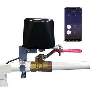 pour la valve d'eau intelligente zigbee, tuya gateway est nécessaire, coque un matériau abs ignifuge, compatible avec alexa/google assistant, prend en charge le contrôle vocal de l'application.