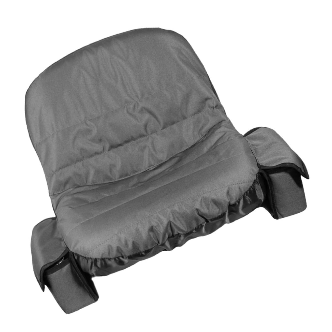 Funda para Asiento de Tractor con Bolsa de Almacenamiento Cubierta Protectora para Cortacésped y Tractor sin Brazos Resistente al Sol y Fácil de Instalar