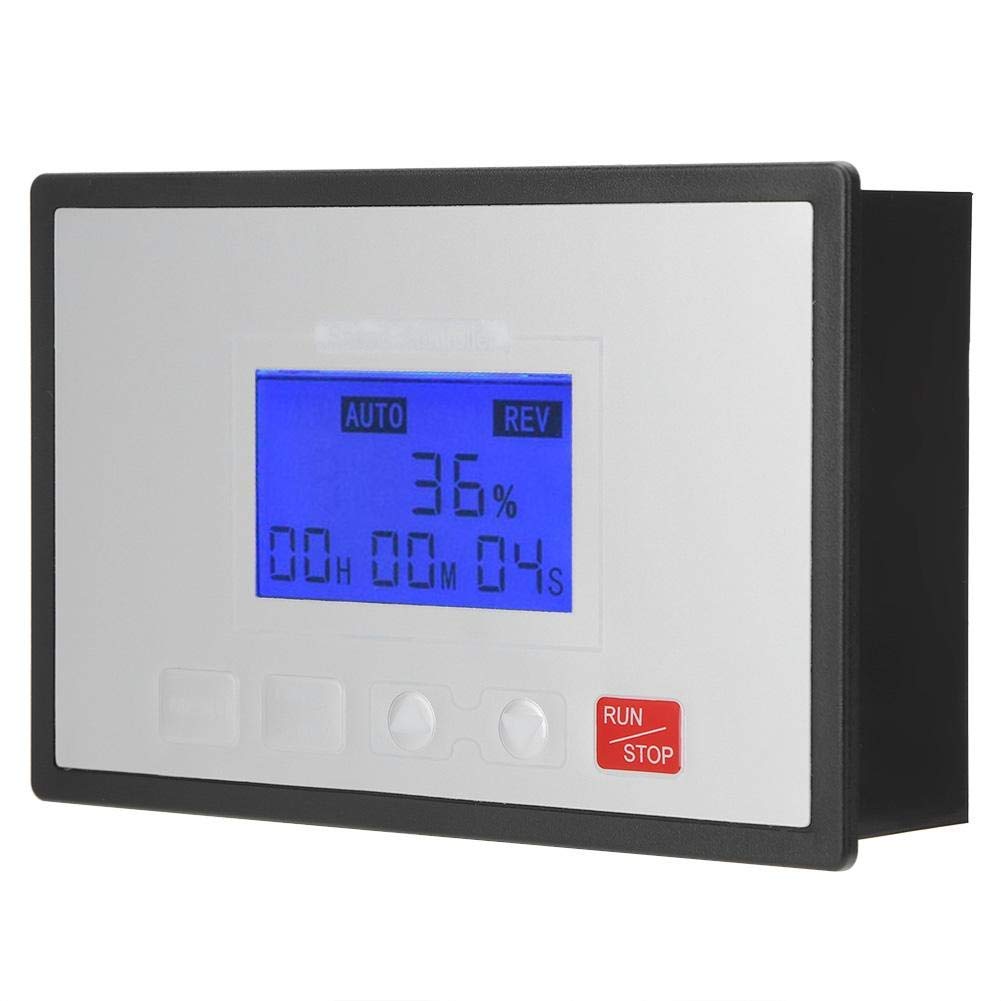 60A 10-55 V DC Brush Motor Speed Controller Display LCD Slow Run/Stop Timer reversibile Circuito di controllo