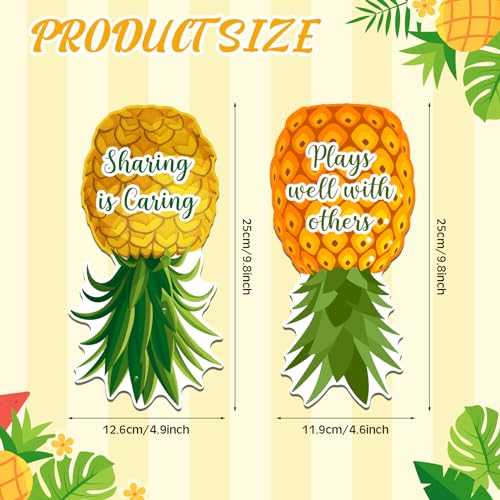 Imanes decorativos de piña pack 2 para puerta miniatura 2
