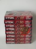 TDK Dynamic Performance D60 High Output IEC I/Type I - 8 Pack Audio Cassette Tapes