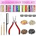 Hair Tinsel Kit (20 Colors, 48 Inch, 7200 Strands) Sparkling Tinsel Hair Extensions with Tools Heat Resistant Shiny Fairy Hair Tinsel Extensions for Women Girls