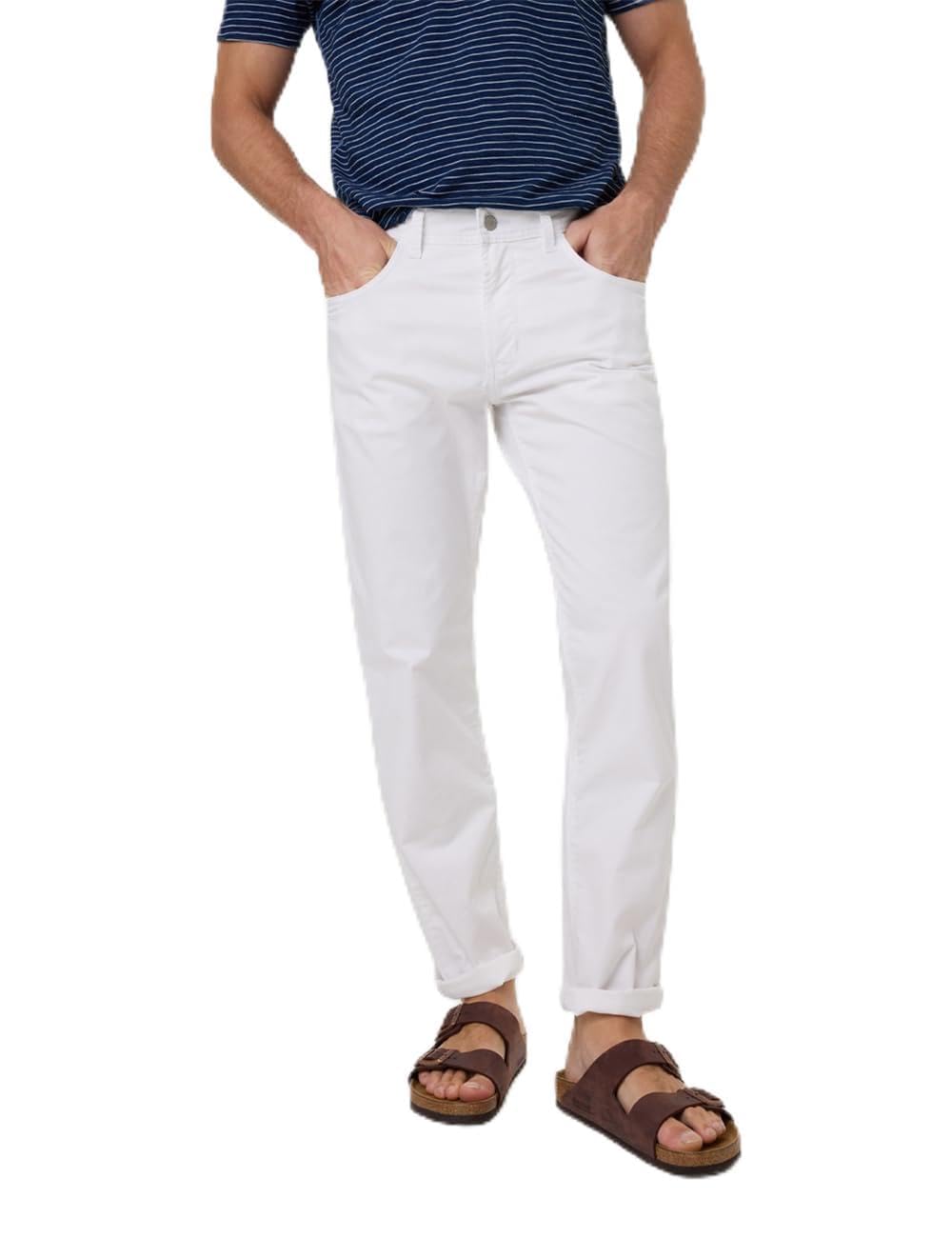 PIONEER AUTHENTIC JEANS Herren Hose Rando | Männer Hose | Regular fit | GMT Washed Washed | Weiß 5224 1010 | 36W - 34L