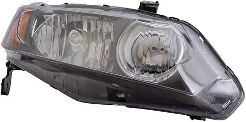 Miniatura 2 de Luces delanteras para conductor y pasajero con repuesto de lentes de estacionamiento color ámbar para Honda 33151SNAA02 33101SNAA02