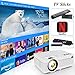 Proyector QKK AK-81 con Pantalla Proyección, 5000 Lumens Proyector Video Soporta 1080P...