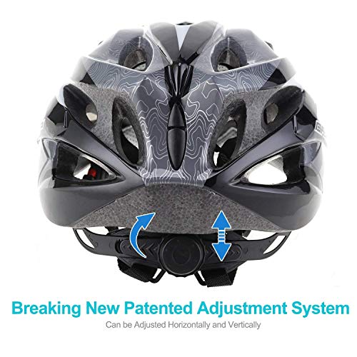 Image of Gliders Flash Cycling Helmet with Magnetic Visor- Yellow (Black with Orange, Size Adjustable)