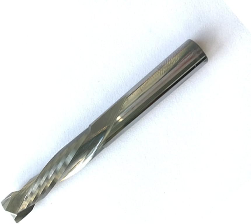 8X35mm UP/DOWN router bitsTwo Flutes Spiral Solid Carbide End Mill Tool Cutters for CNC Router, Compression Wood End Mill Cutter Bits,HRC55