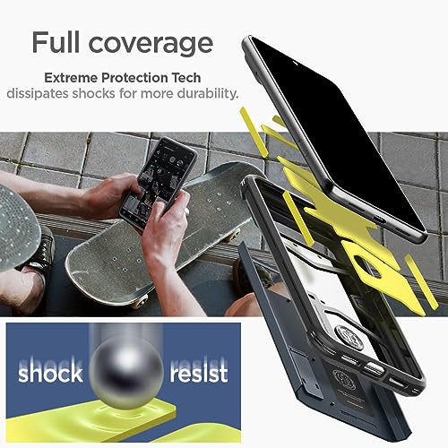 Spigen Tough Armor Case Compatible with Google Pixel 8 Pro - Metal Slate - Image 2