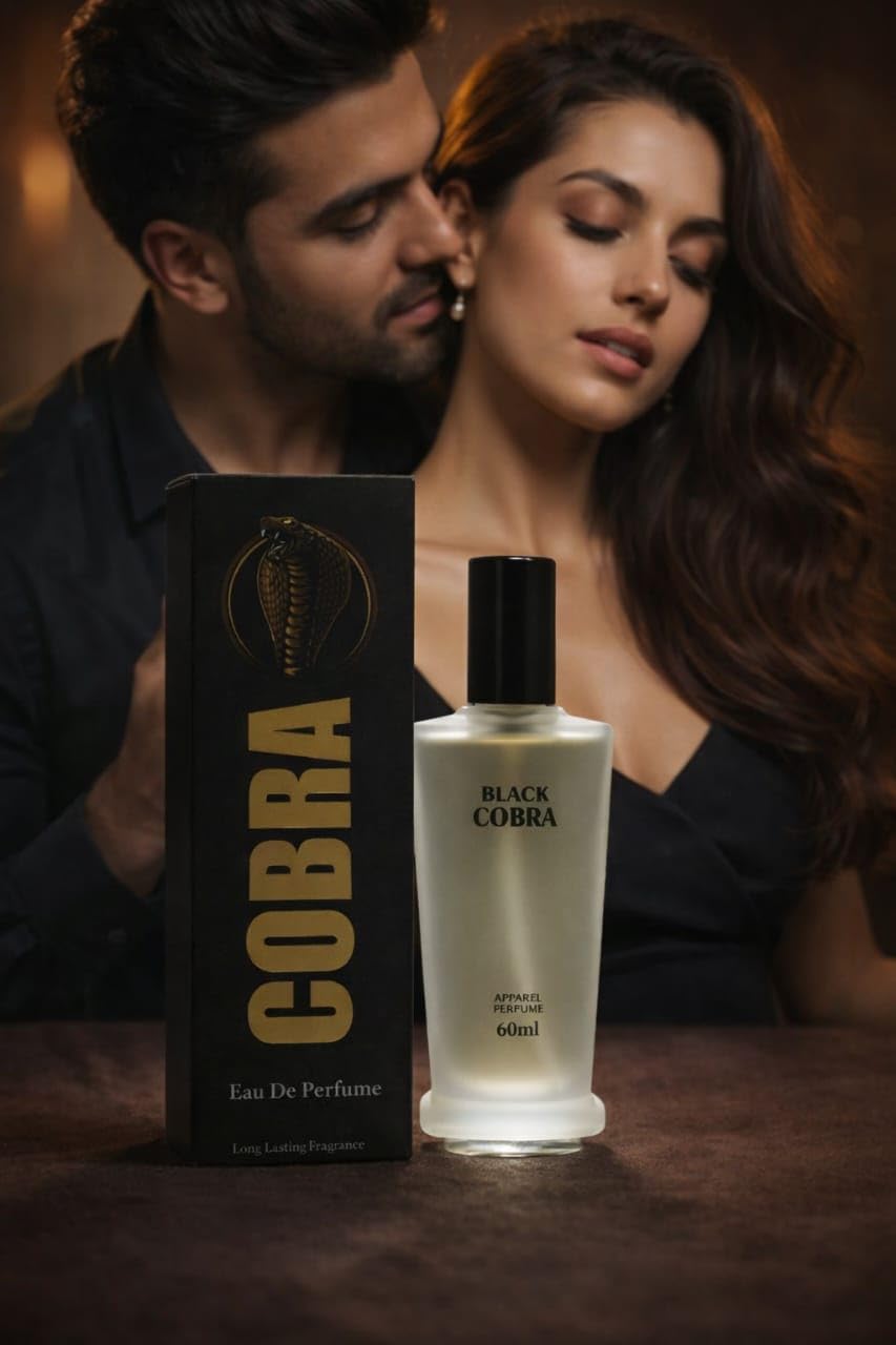 Black Cobra Eau De Perfume for Men 60ml | Long Lasting Luxury Fragrance | Premium Perfume Spray-image-24