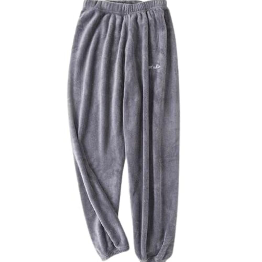 shaperx Women/Girls Woollen Soft & Warm Regular Fit Night Pant Sleepwear Long Winterwear Stretchable And Printed Cotton Blend Pyjamas For Exercise Running Gym Free Size (26 Till 34) Pack Of 1(GREY)…-picture-37
