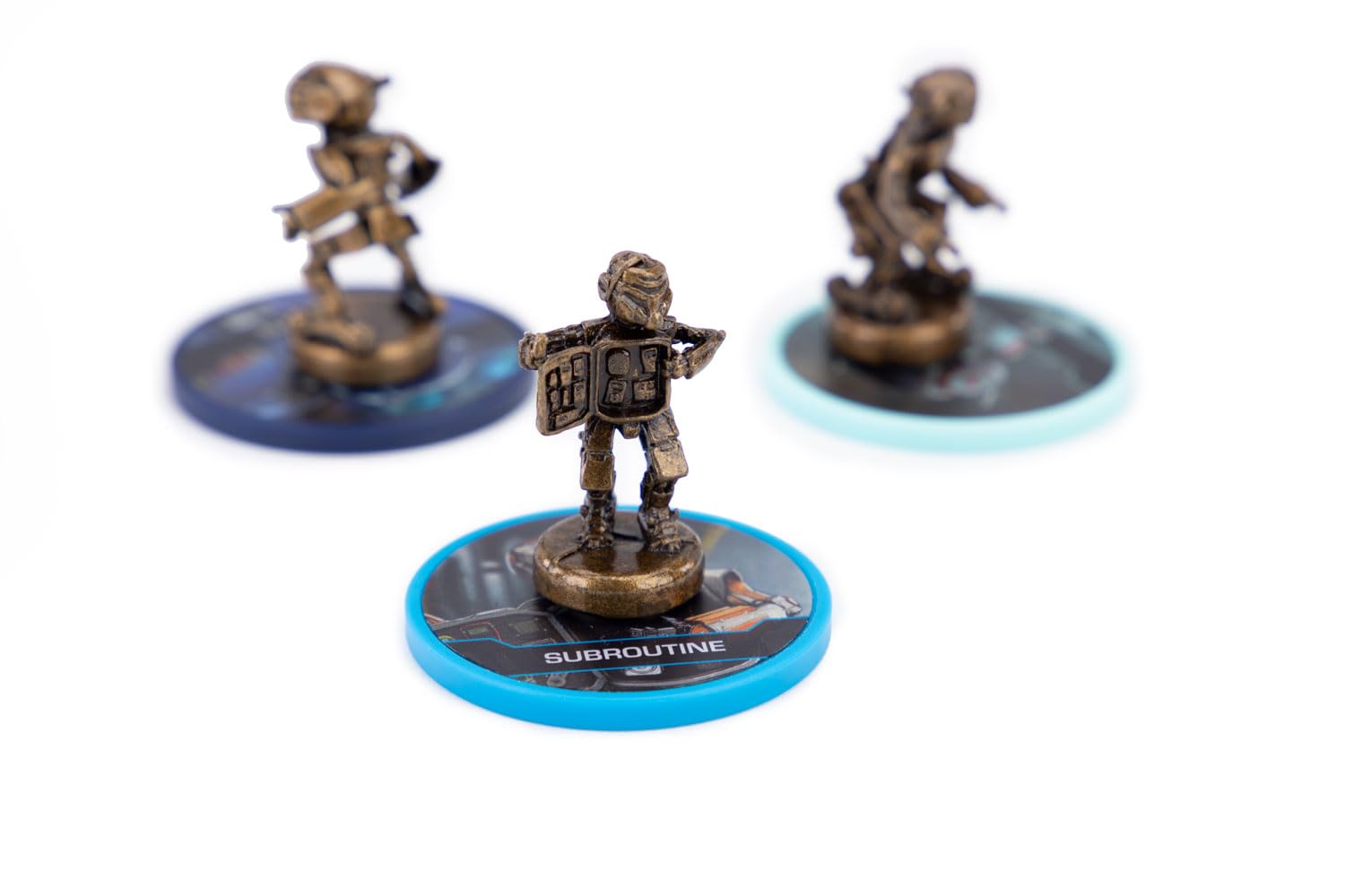 Chip Theory Games Burncycle: Bot and Guard BrassMag Figures - Premium Metal Miniatures for Enhanced Gameplay - Image 4