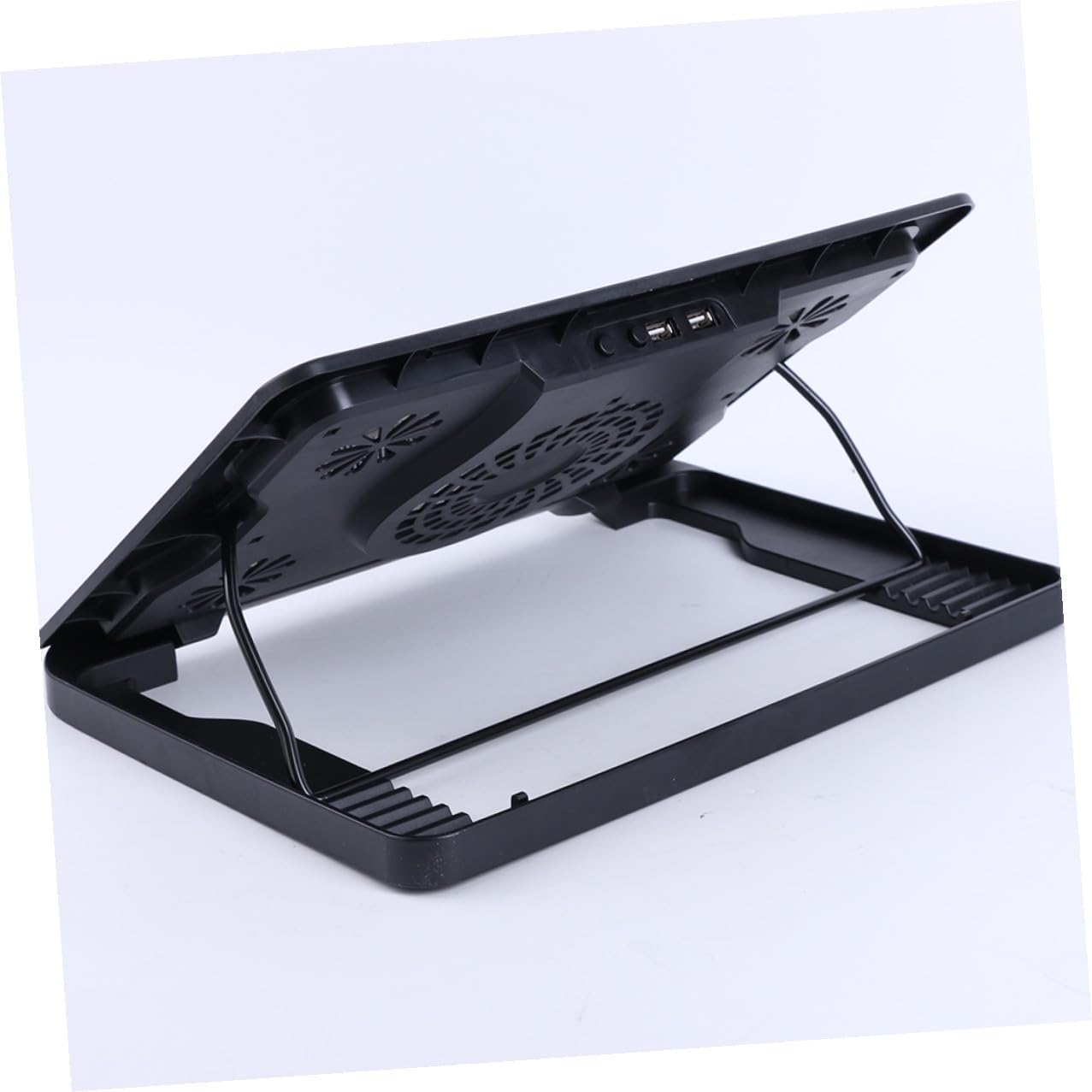 Homoyoyo Laptop Cooling Pad with 5 Fans USB-Powered Adjustable Stand Anti-Skid Heatsink Cooling Base for Notebooks and Gaming Laptops