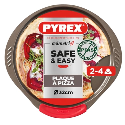 Pyrex - Asimetria - Plat à Pizza en Métal Anti-Adhésif Ø 32 cm