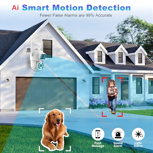 Image of TechEase CCTV Camera for Home Office (Dual Lens)