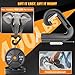 ONZILLO Neutral Grip Pull Up Handles, Ergonomic Non-Slip Hooks for Barbell Row Deadlift Resistant Bands Cable Machine, Lightweight Pull Up Bar Accessories, Portable Grips for Home Gym Workout, Nylon
