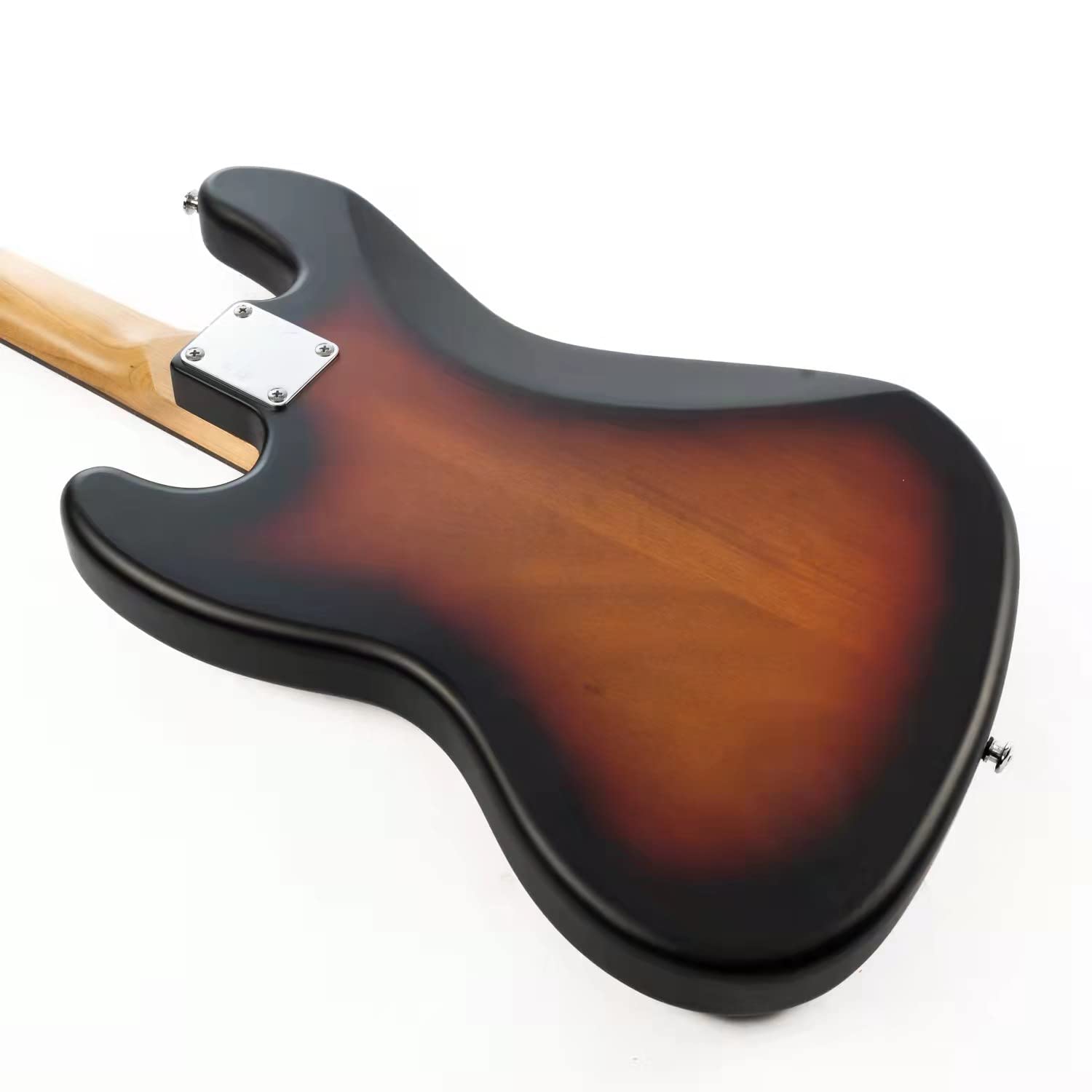 EART Guitarras B100 Asado Cuello de arce Palisandro Diapasón Cuerpo de caoba Trastes Acero Inoxidable Estilo Jazz Estándar 4 Cuerdas Jugador Bajo Eléctrico