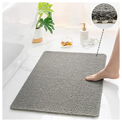 Duschmatte rutschfest, 60 x 40 cm Weich Komfort Sicherheits Badewannenmatte, Antibakterielle Badematte mit Ablauflöchern, Antirutschmatte Dusche für Badewanne und Nassbereiche